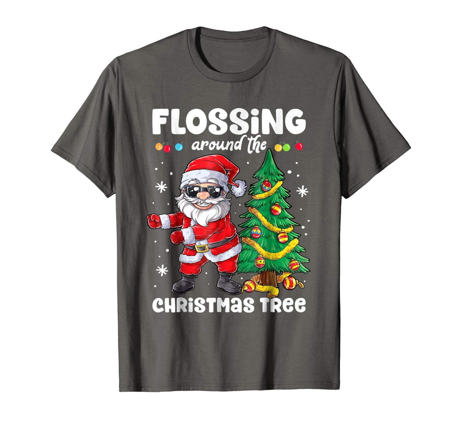 christmas floss t shirt