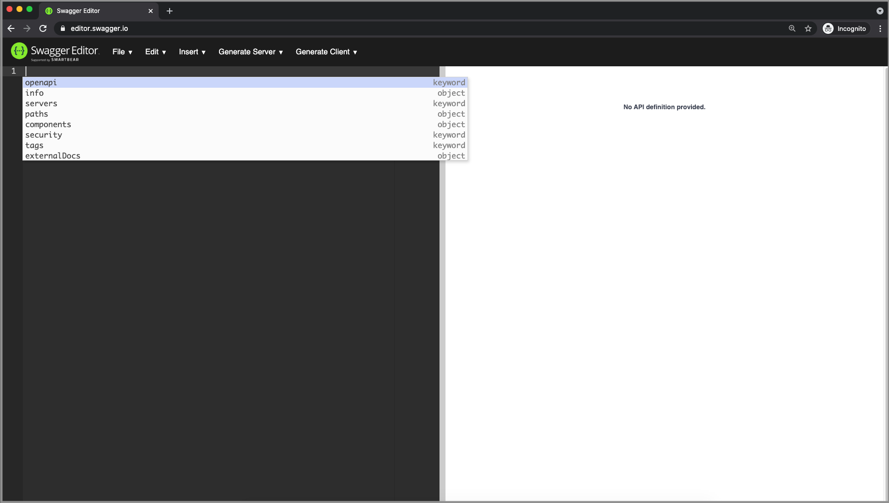 npm install swagger editor npm install swagger editor