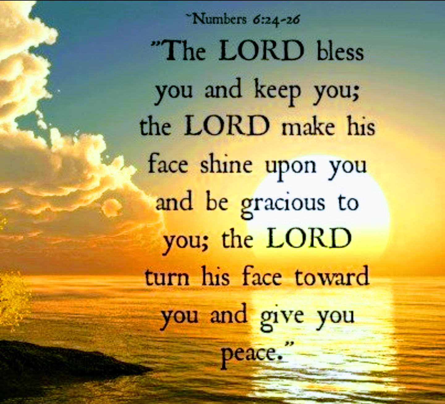 The Lord Bless Thee And Keep Thee The Lord Make His Face Shine Upon Thee And Be Gracious Unto By Keith Mcgivern Medium