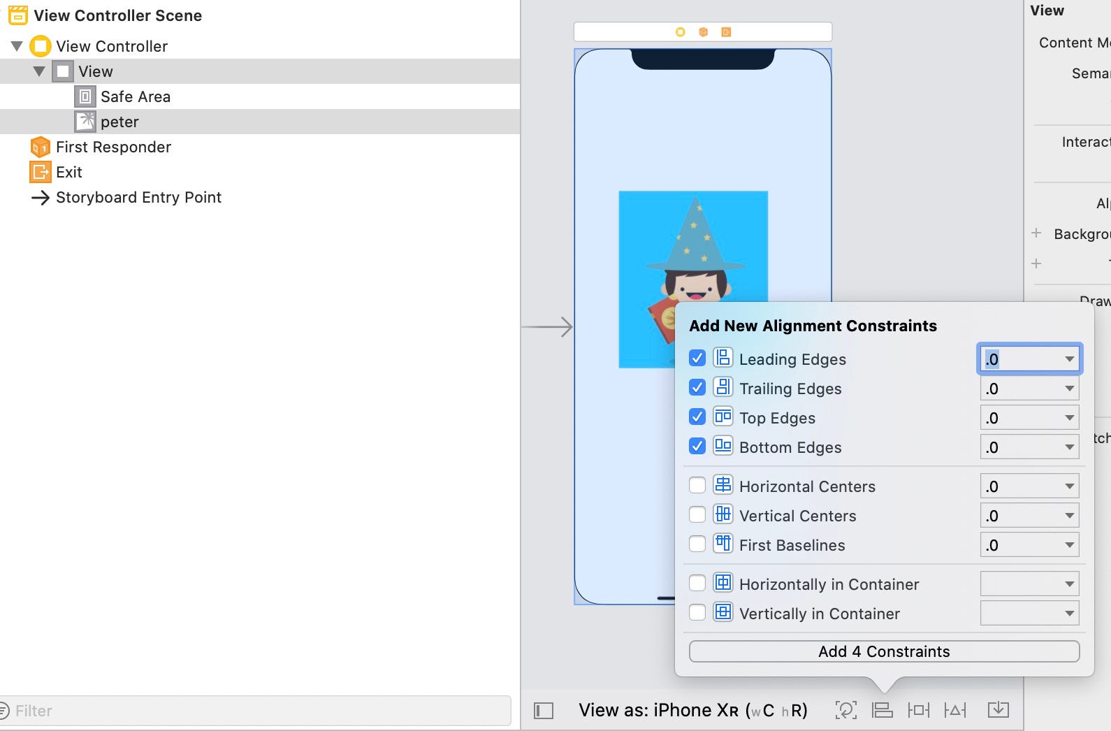 設定iPhone 的全螢幕背景圖片- 彼得潘的Swift iOS App 開發問題解答集