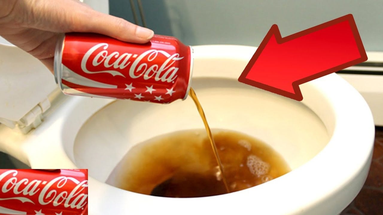 How to Clean Your Toilet with Coca-Cola  by Anuva Manha  Medium