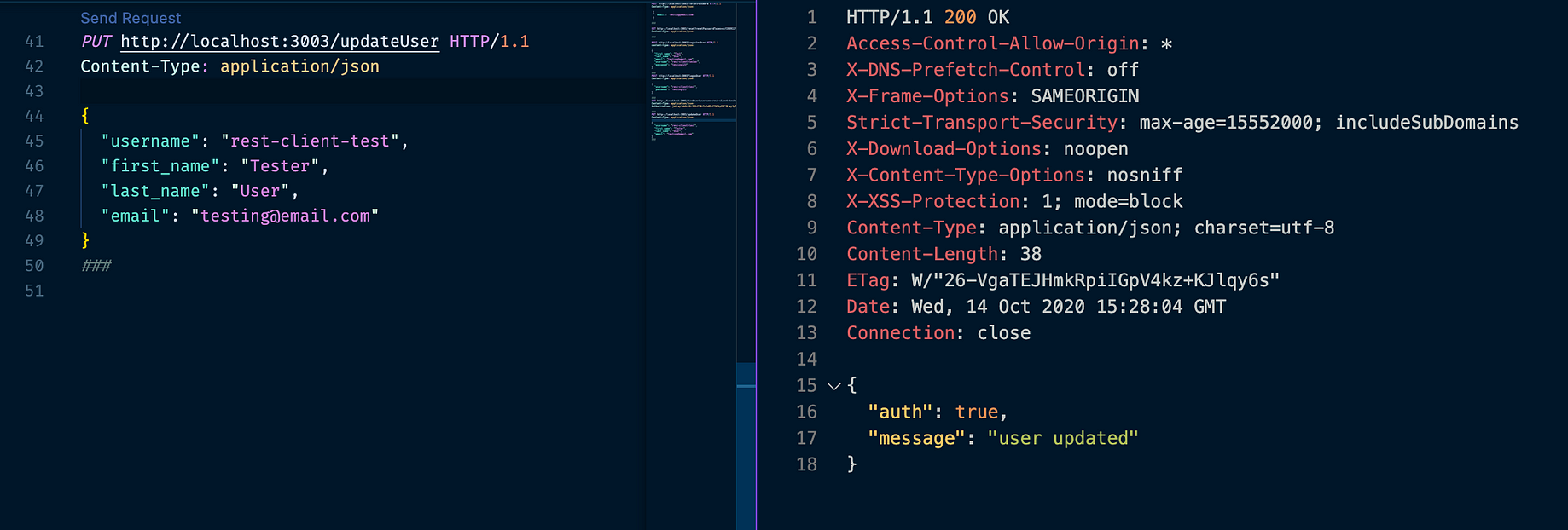 Rest code. Rest client vscode. Put запрос. Rest client vscode headers. Плагин vs code px to Rem.