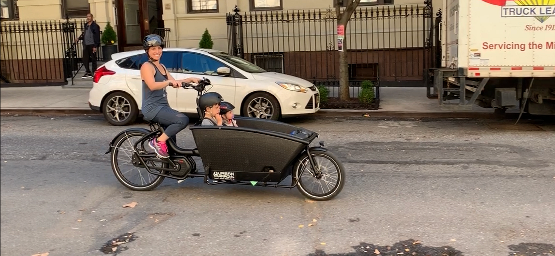 We got an Urban Arrow Cargo Bike 