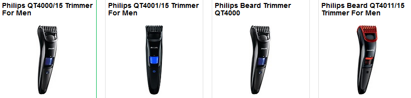 philips trimmer qt4011 lowest price online