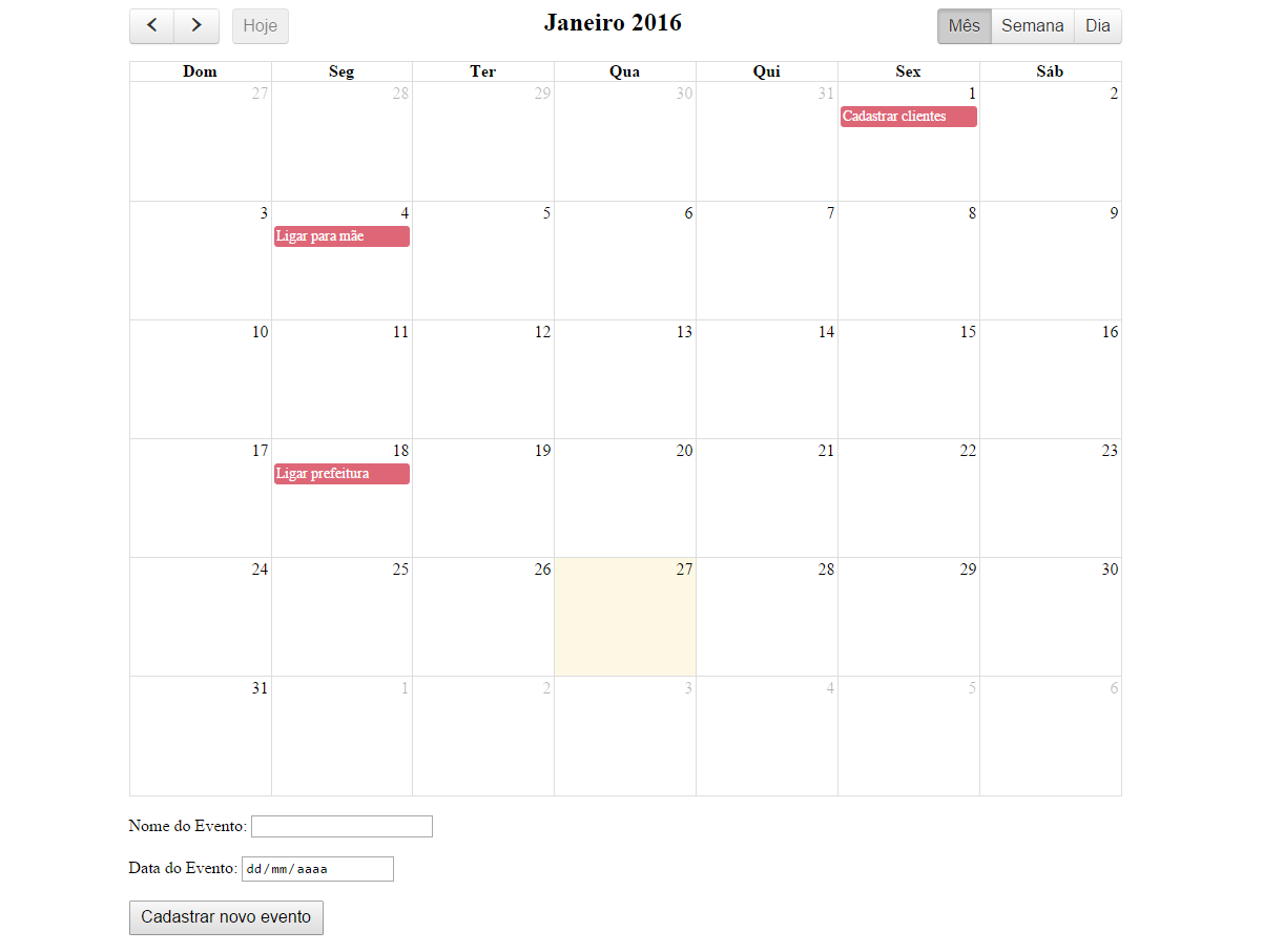 Criando um calendário de eventos dinâmico com PHP, AJAX e FullCalendar | by  Guilherme Menegussi | Medium