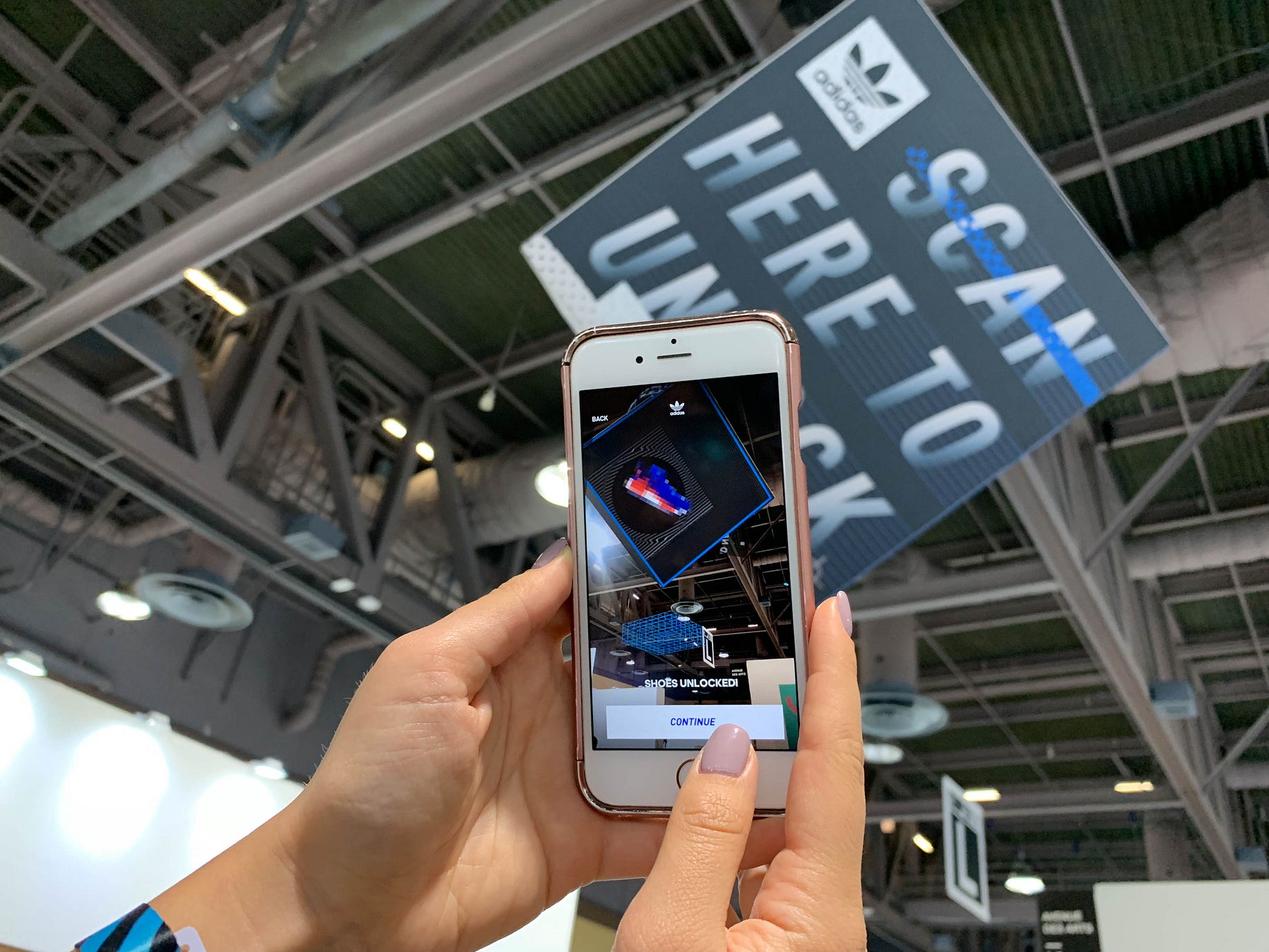 adidas shoes qr code android