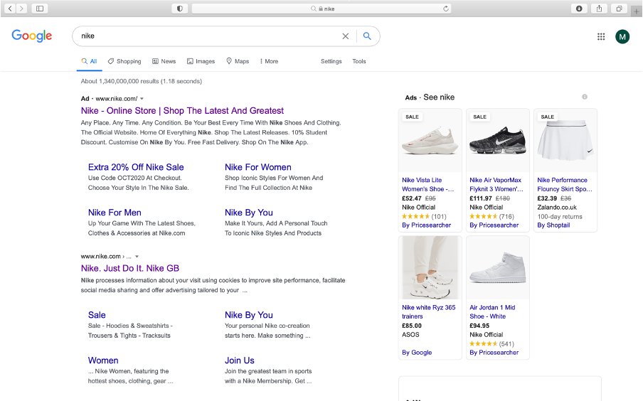 nike website delivery