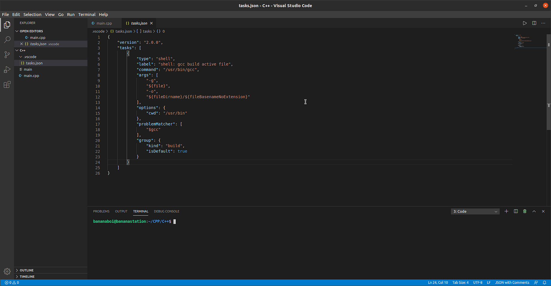 Setting Up Visual Studio Code Vs Code With C On Ubuntu Linux By Amritya Singh Floppy Disk F Medium Setting Up Visual Studio Code Vs Code With C On Ubuntu Linux By Amritya Singh Floppy Disk F Medium