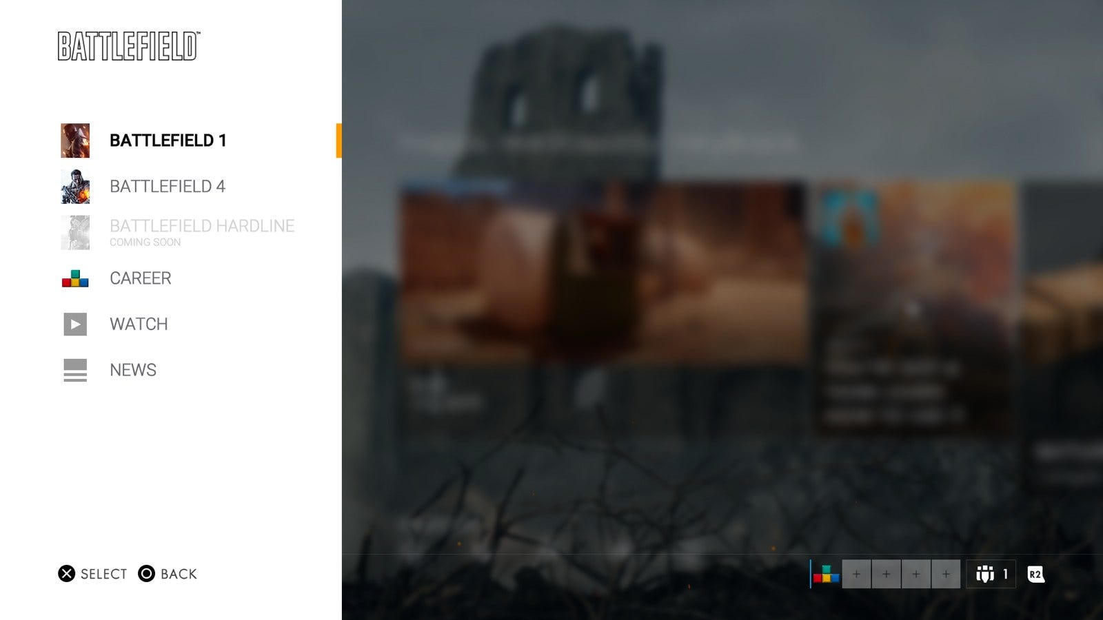 battlefield 1 icons on the right battlefield 1 icons on the right