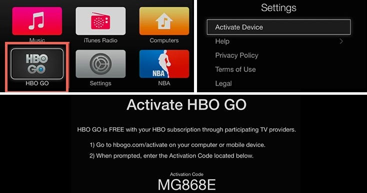 hbo activate ps4