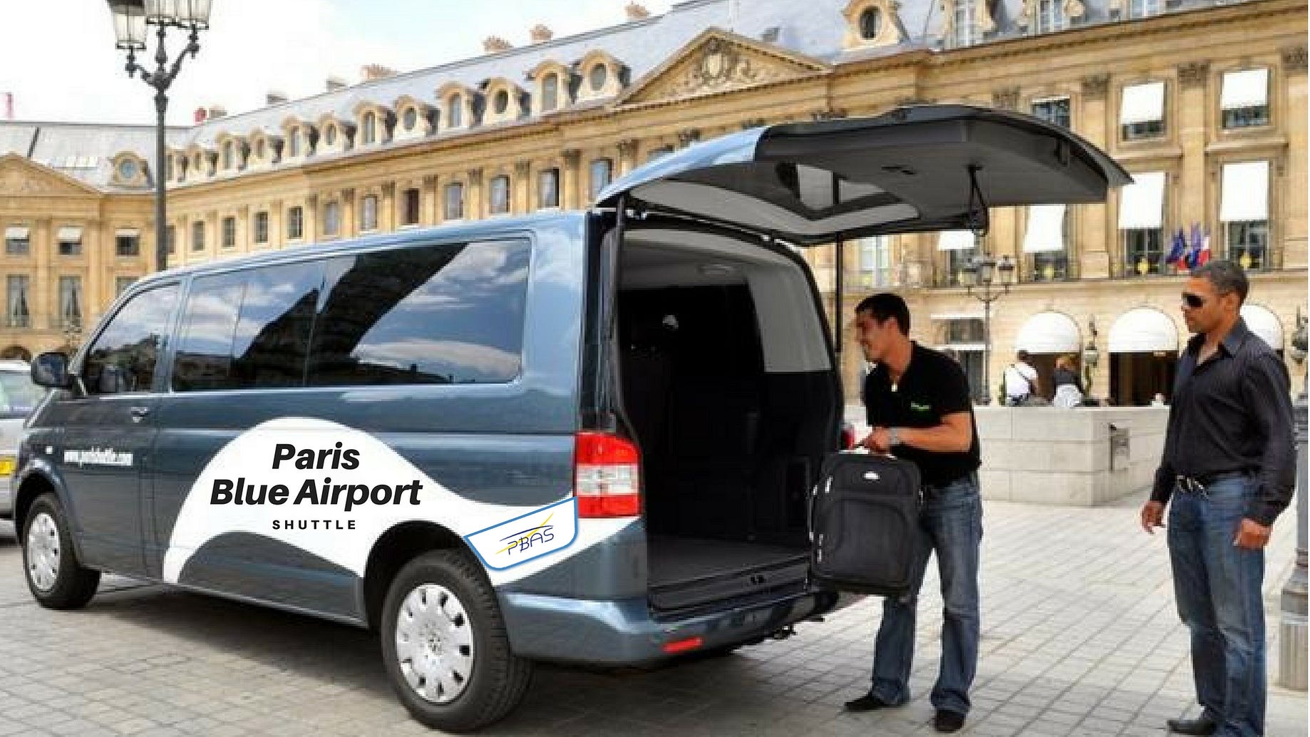 blue vans to airport