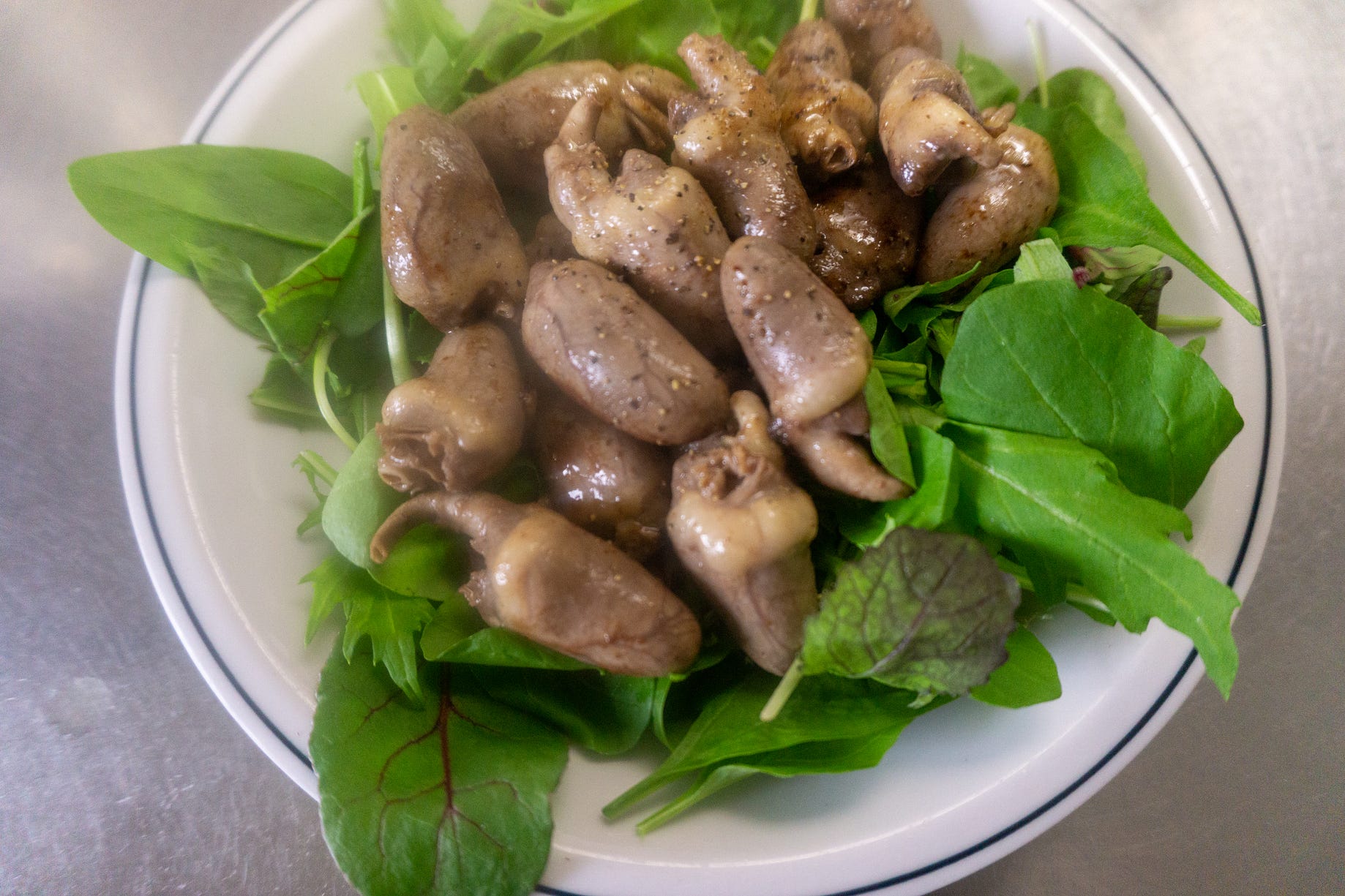 鶏ハツを低温調理する Coracaozinhos ブラジル風鶏ハツ焼き By Daisuke Maki Makisanch Medium