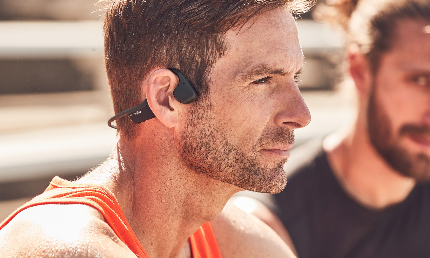 aftershokz air wireless bone conduction bluetooth headphones