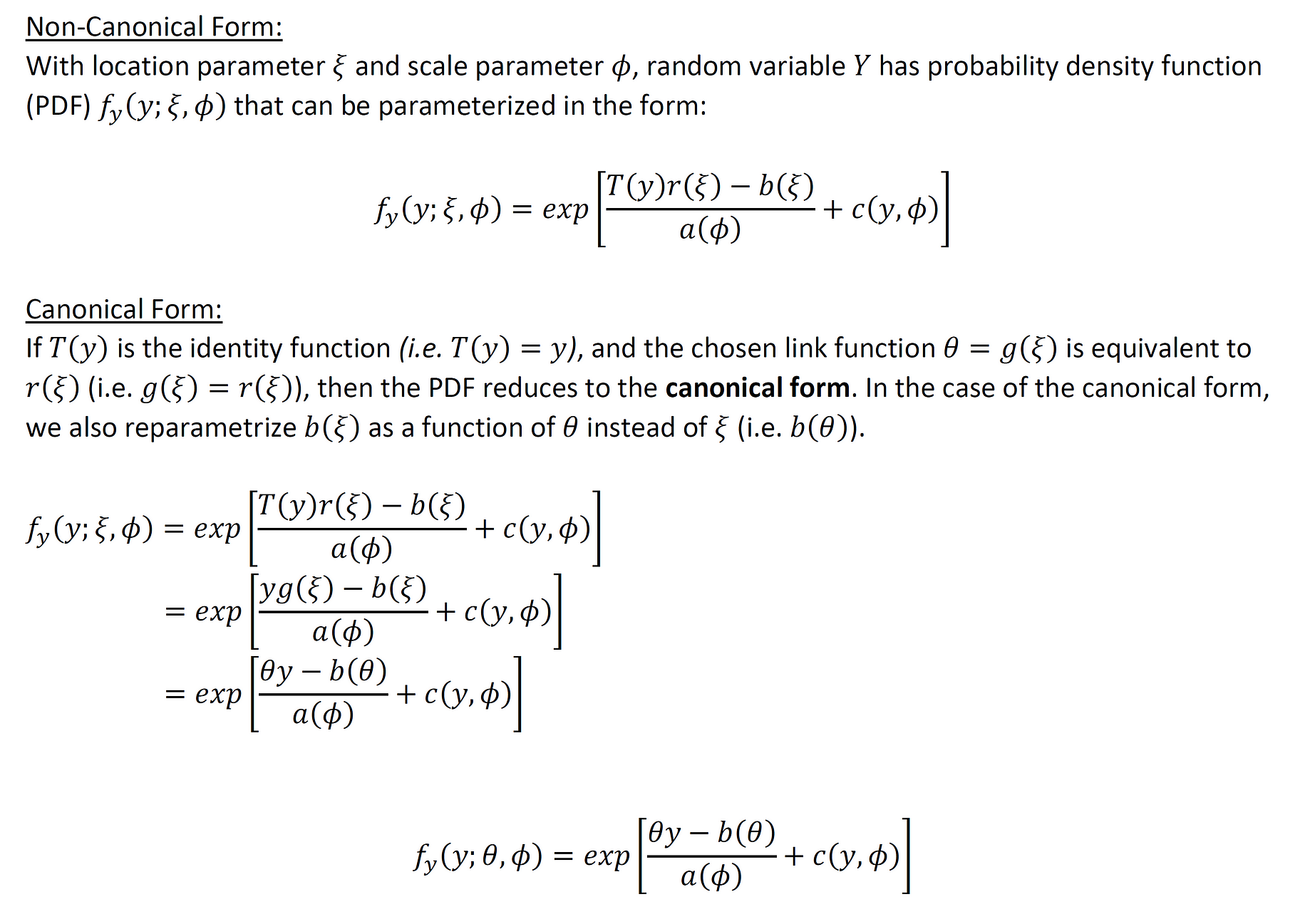 Glms Part I A Rigorous Mathematical Formulation By Andrew Rothman Towards Data Science