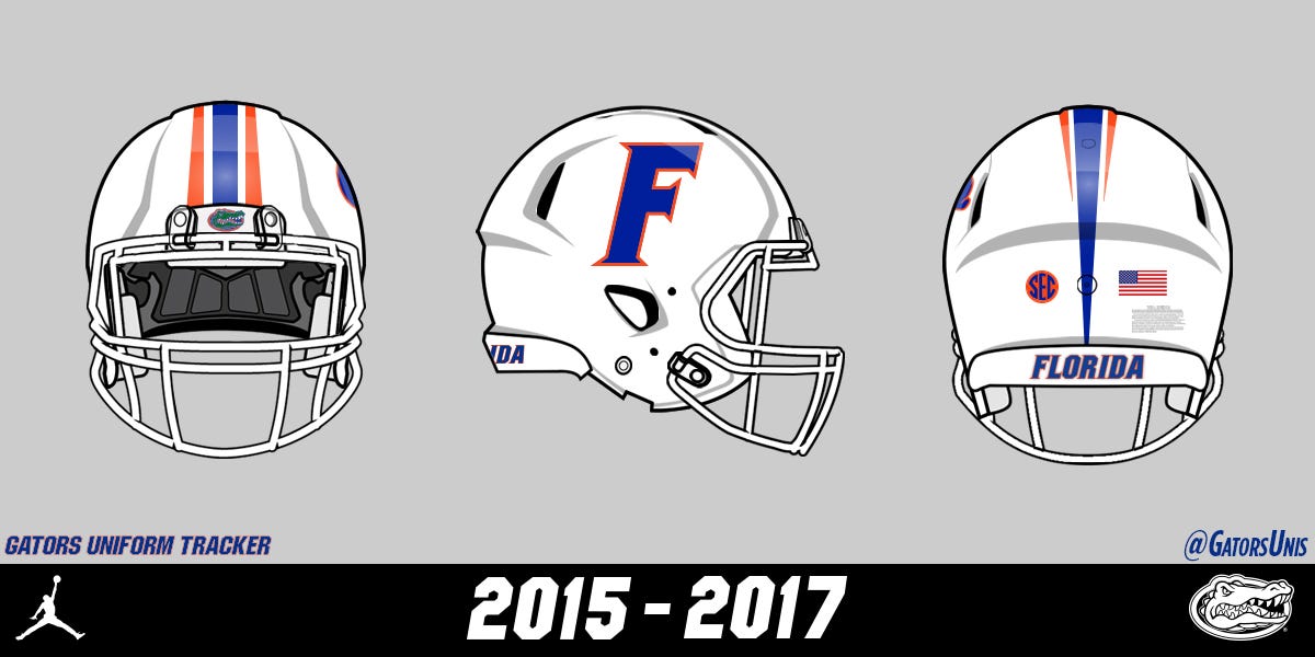 Florida Gators Football: White Helmet 
