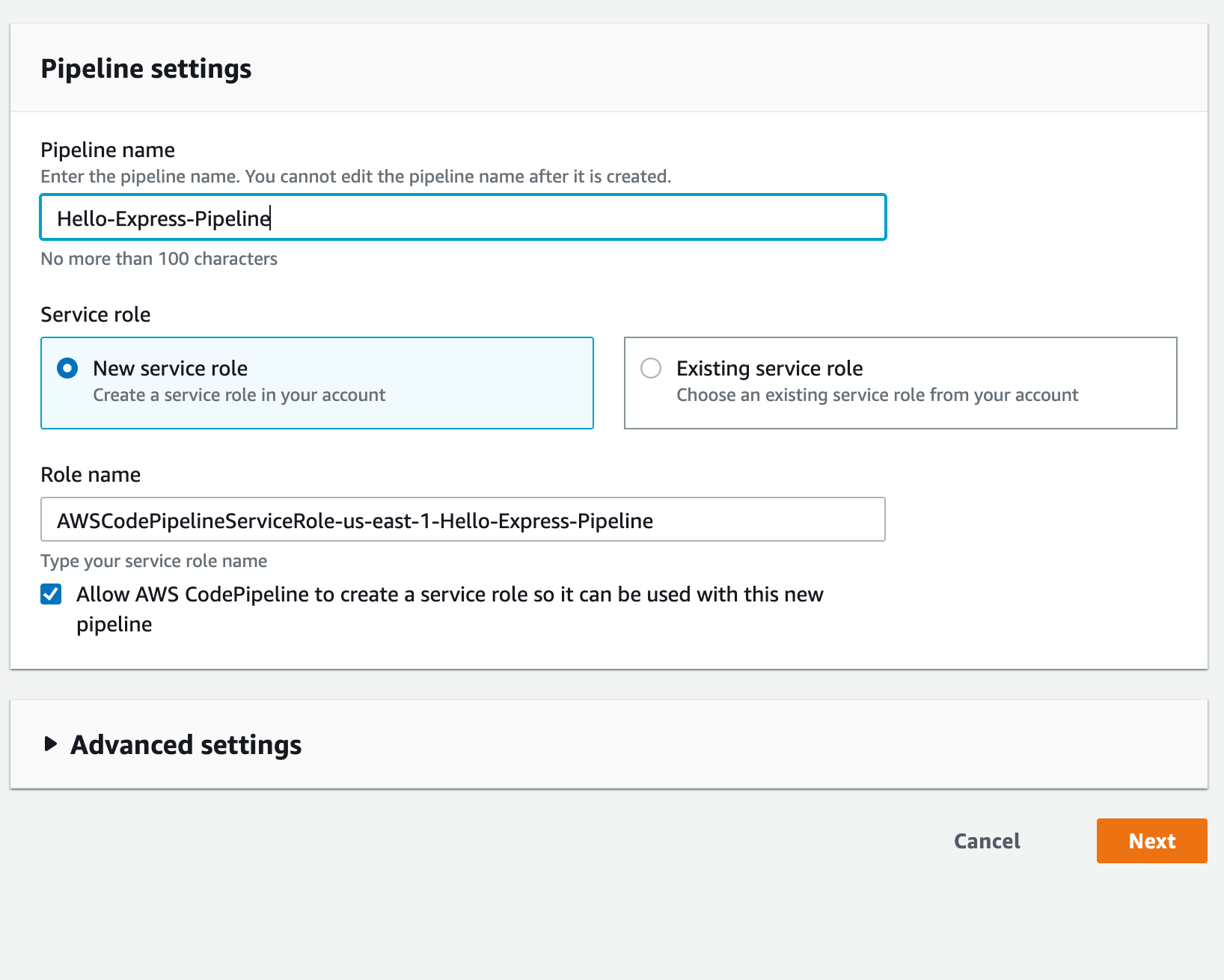 Create Express Class General Information