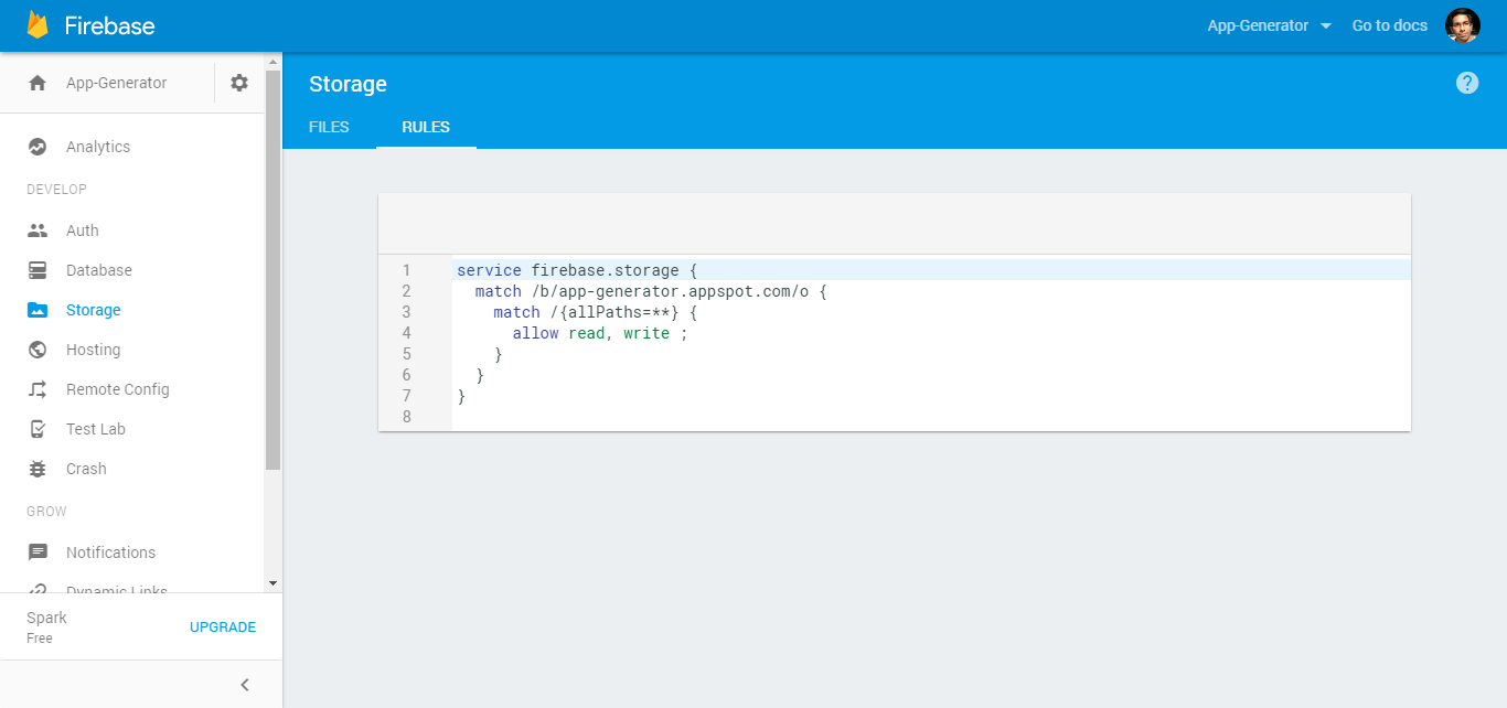 Set Up Firebase Storage To Upload User Files By Harshit Dwivedi Medium