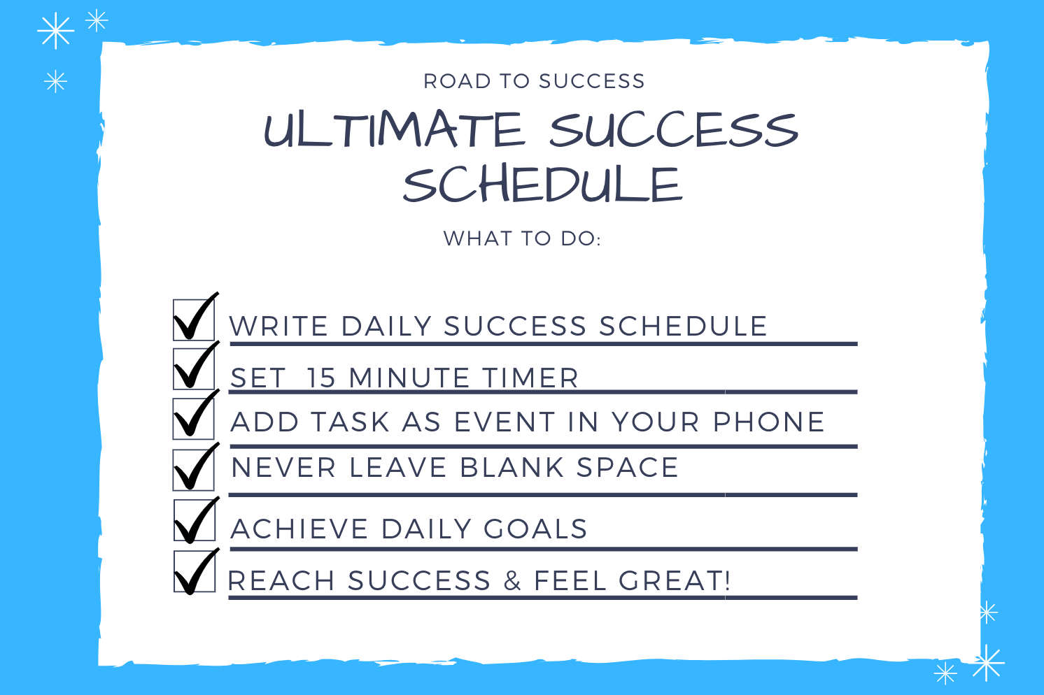 Why You Should Write A Success Schedule Every Day!  Karen Hickson