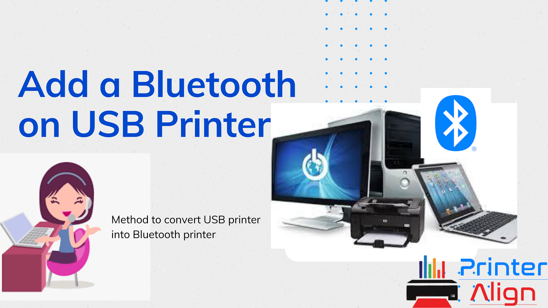 convert usb printer to bluetooth