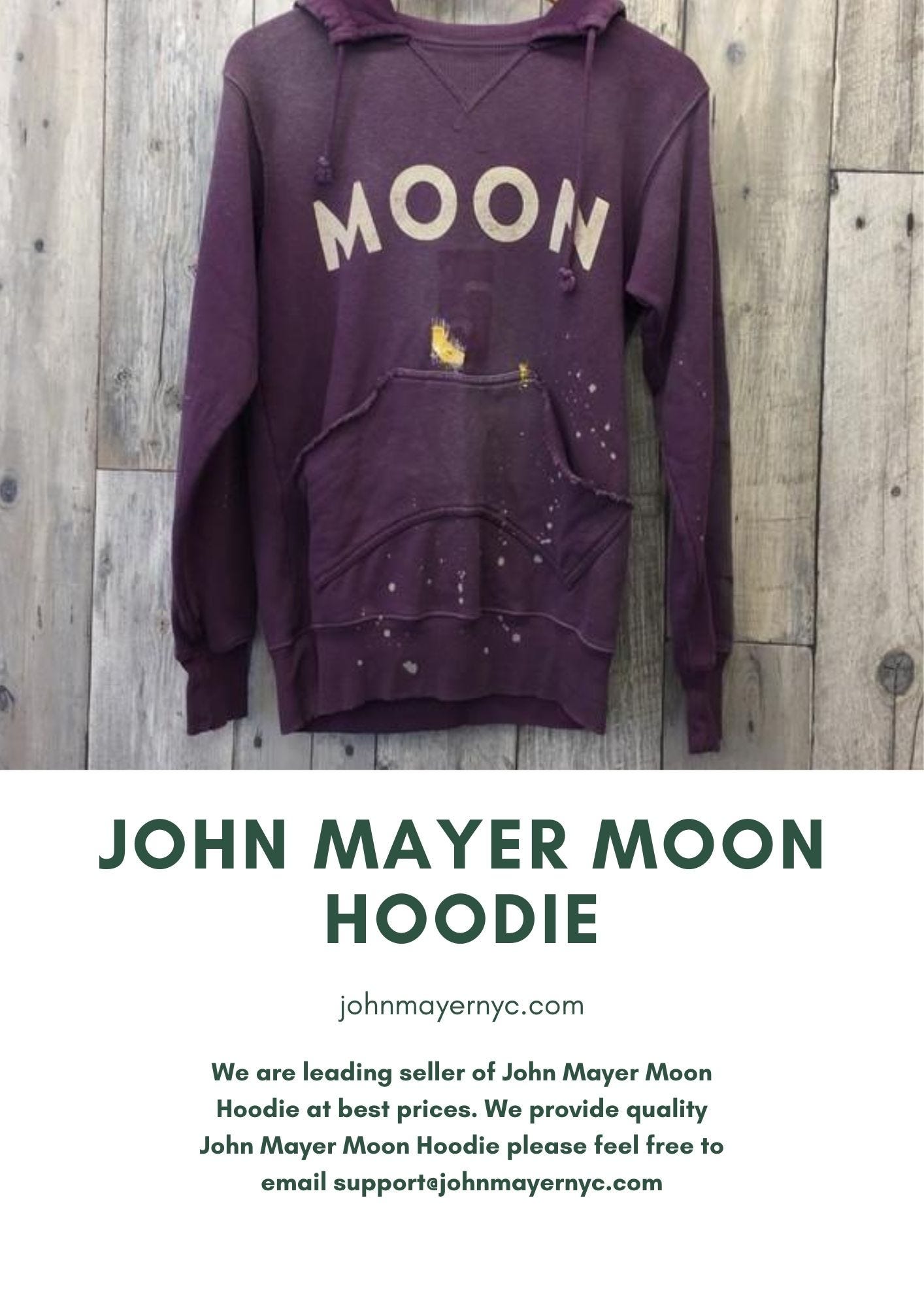 john mayer hoodie moon