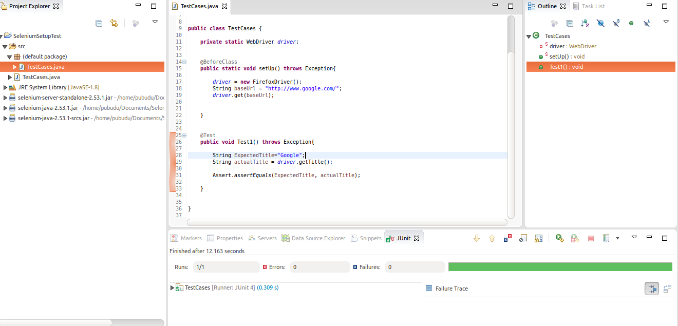 Write Your First Testcase with Selenium WebDriver  by Pubudu D.P.