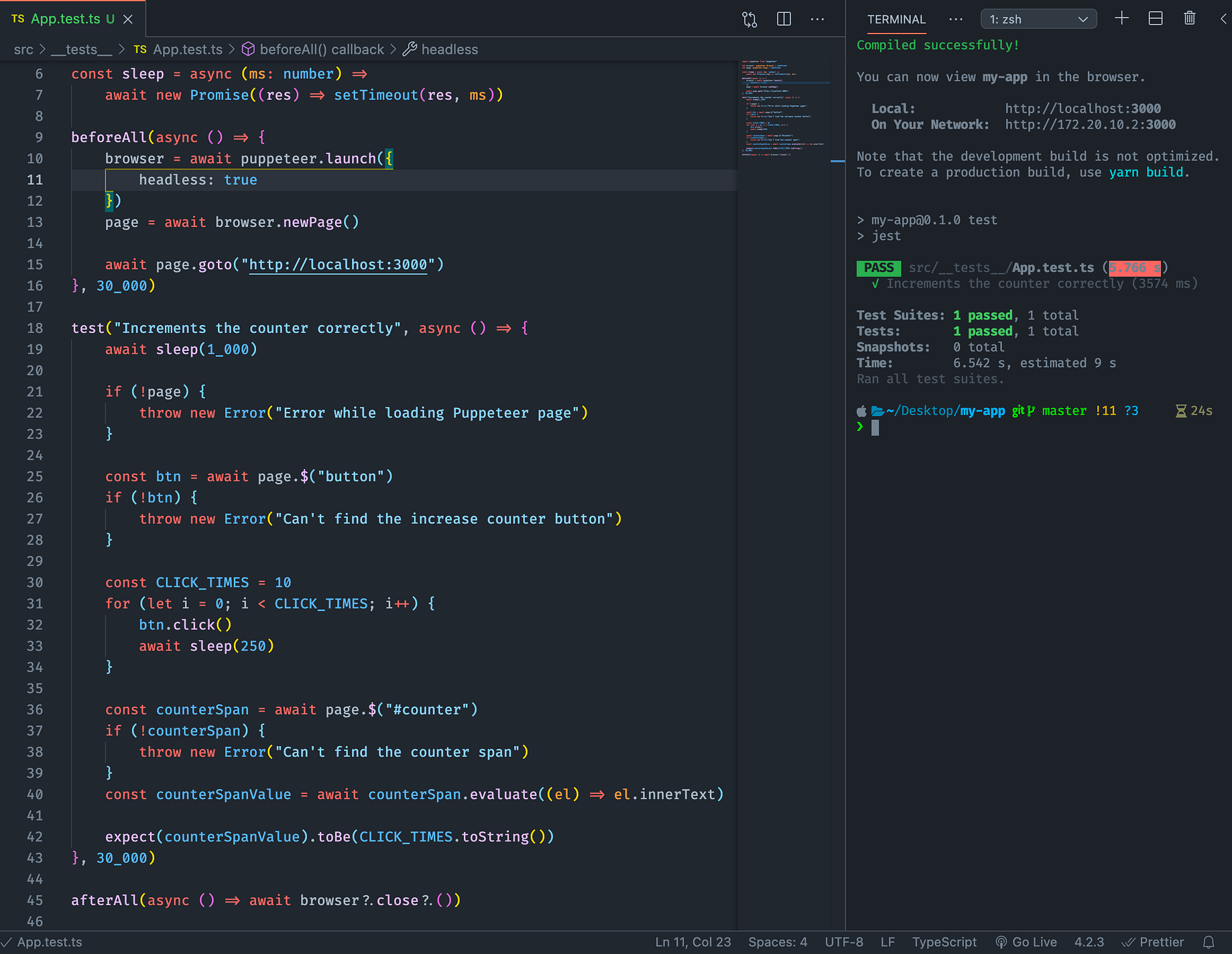 Ui Testing Typescript React Apps With Puppeteer And Jest By Matteo Lobello Itnext