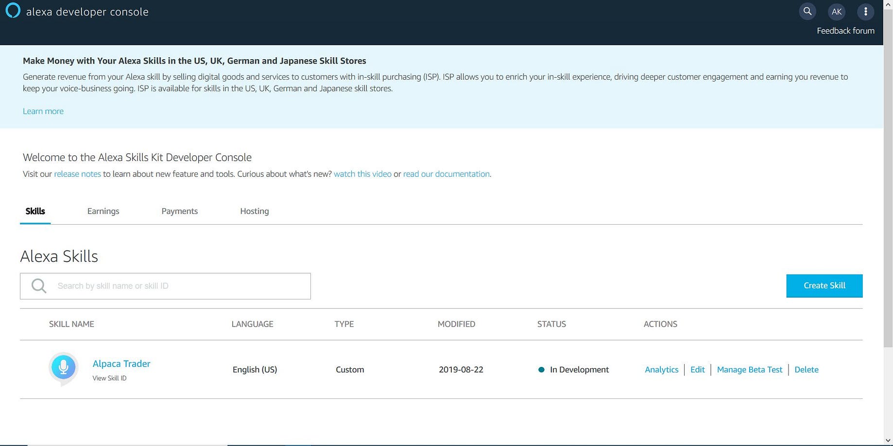 Creating an Alexa Skill to Execute Trades | by Andrew Kim | Automation  Generation | Medium