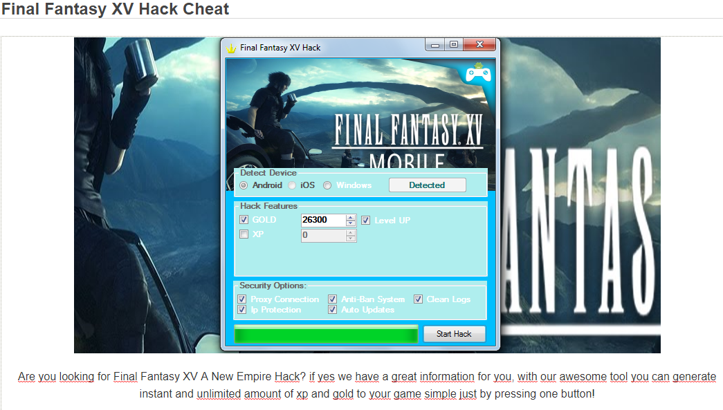 Final Fantasy Xv A New Empire Hack Cheat On Google Docs By Labilize Medium