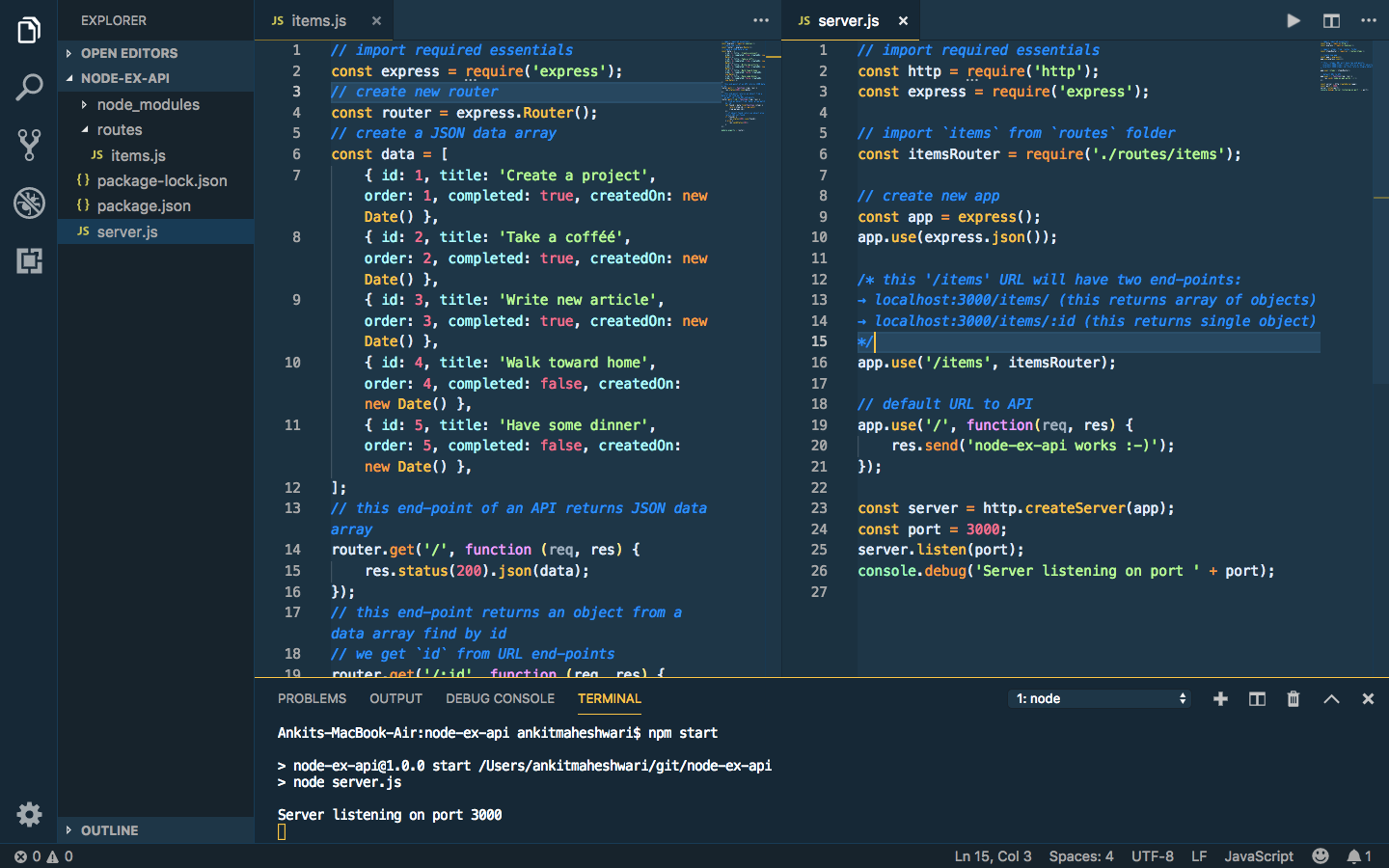 Create a CRUD Rest API with Node and Express.js | by Ankit Maheshwari |  JavaScript in Plain English