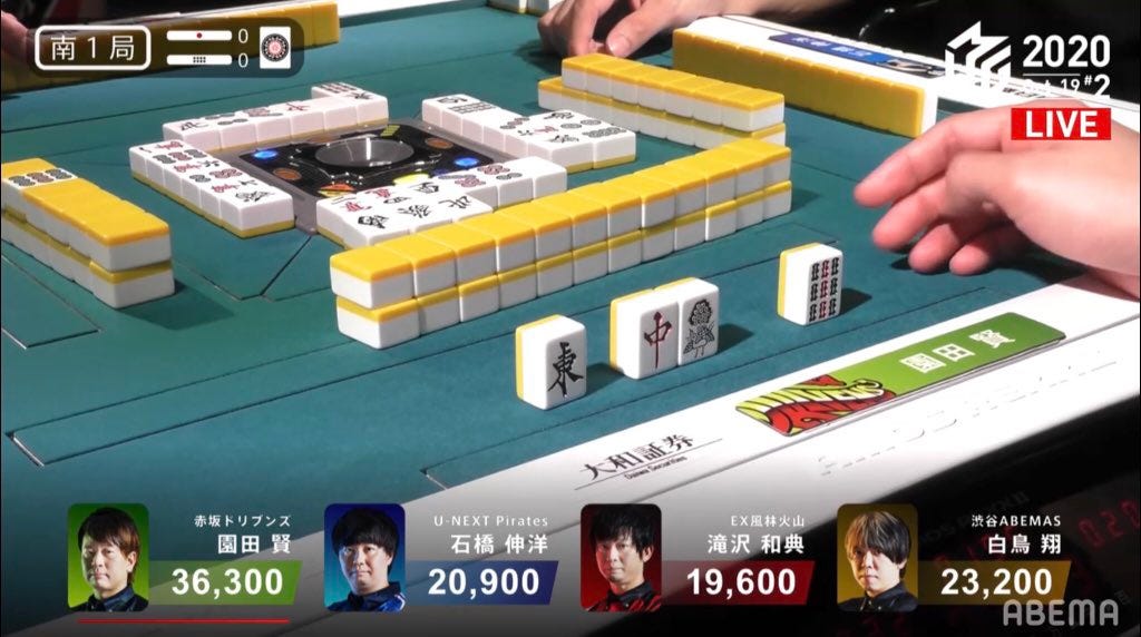 石橋的打赤5立直 M League動態 Medium