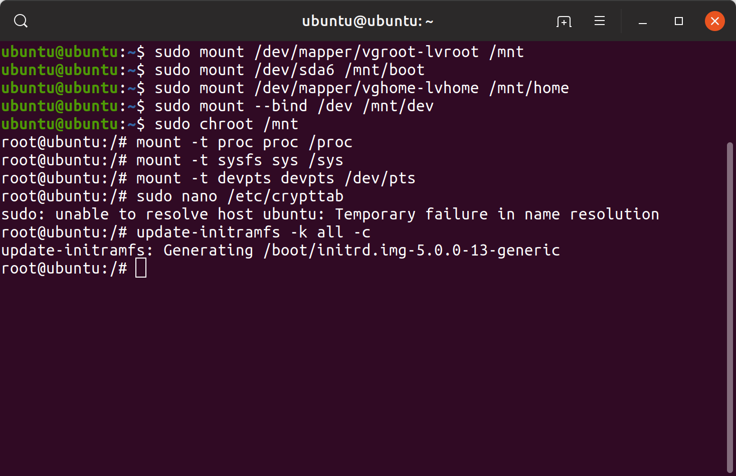 Encrypting Disks On Ubuntu 19 04 I M An Ubuntu Fan For Many Years I By Isuru Perera Medium