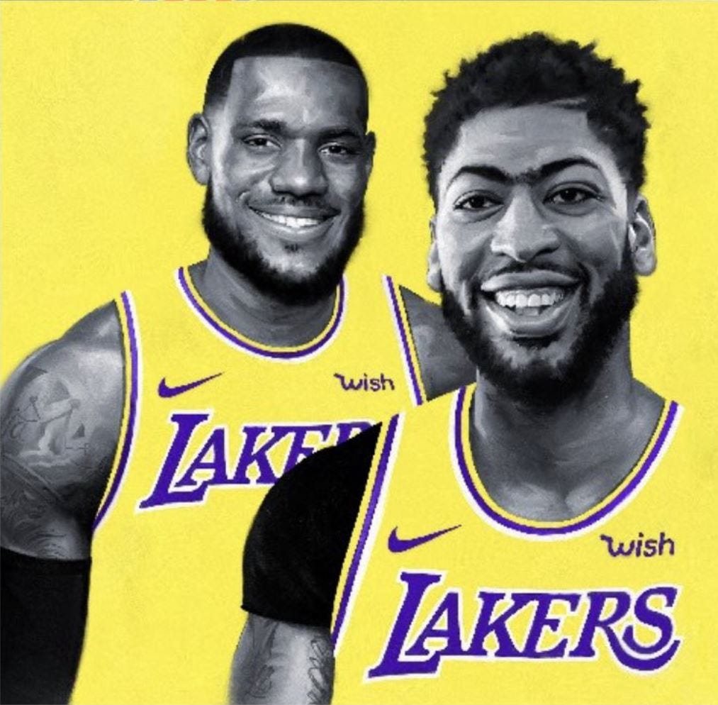 Lakers Should Start Ad At Center By Lakertom Medium