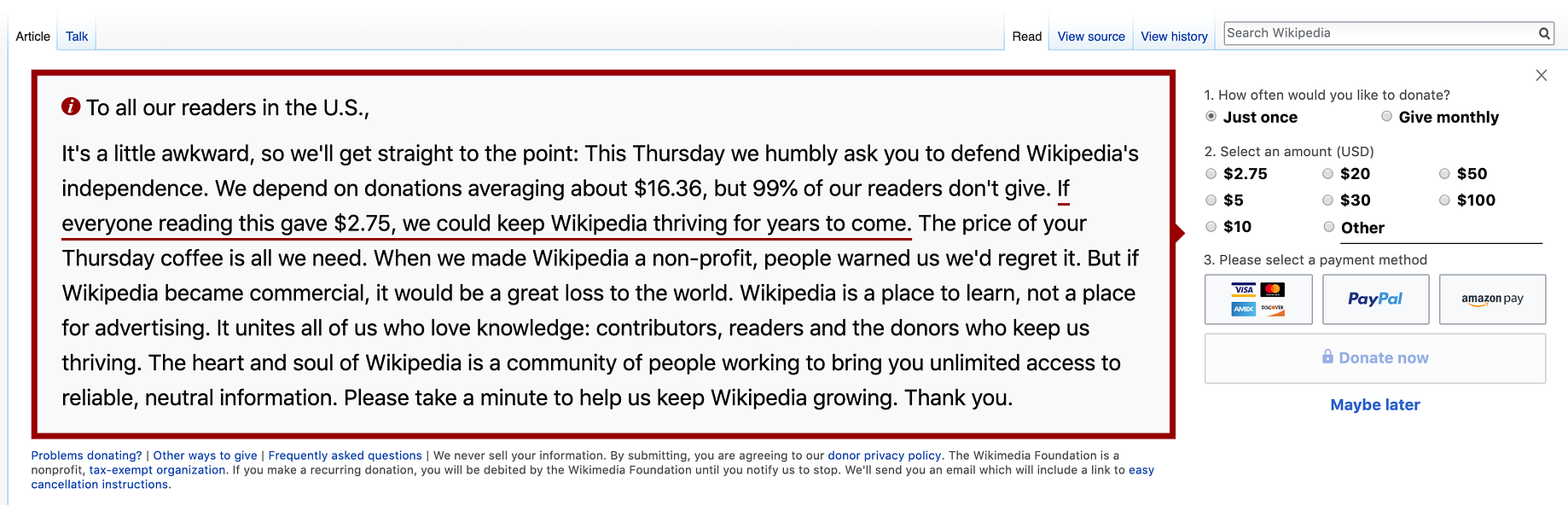 Wikipedia S Appeal The Text Of Wikipedia S Recent Monetary By Evan Warfel Medium