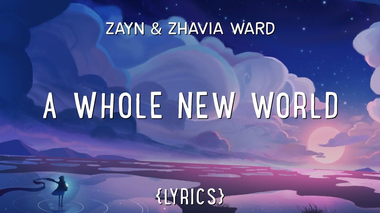 Walt Disney Records A Whole New World Lyrics By Omkar Chaudhari Medium