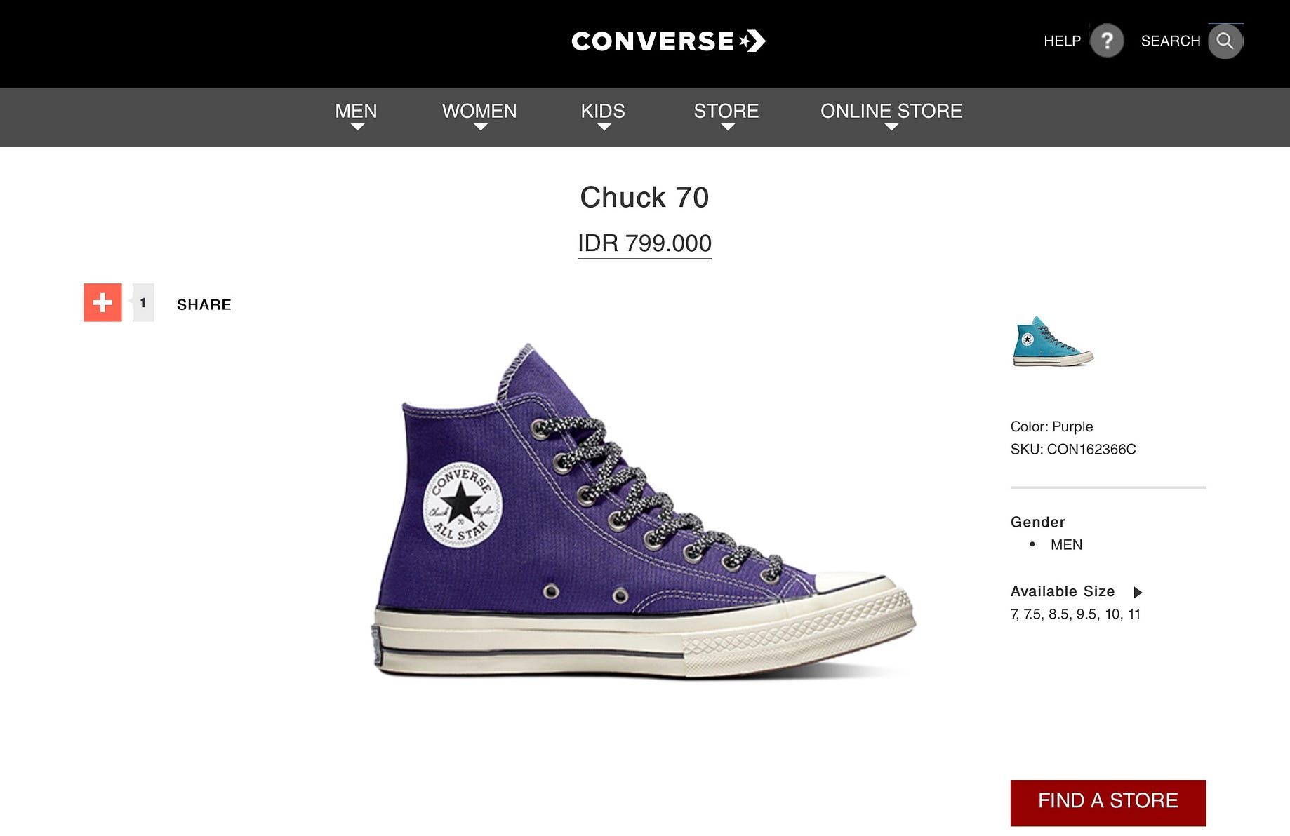 converse store website