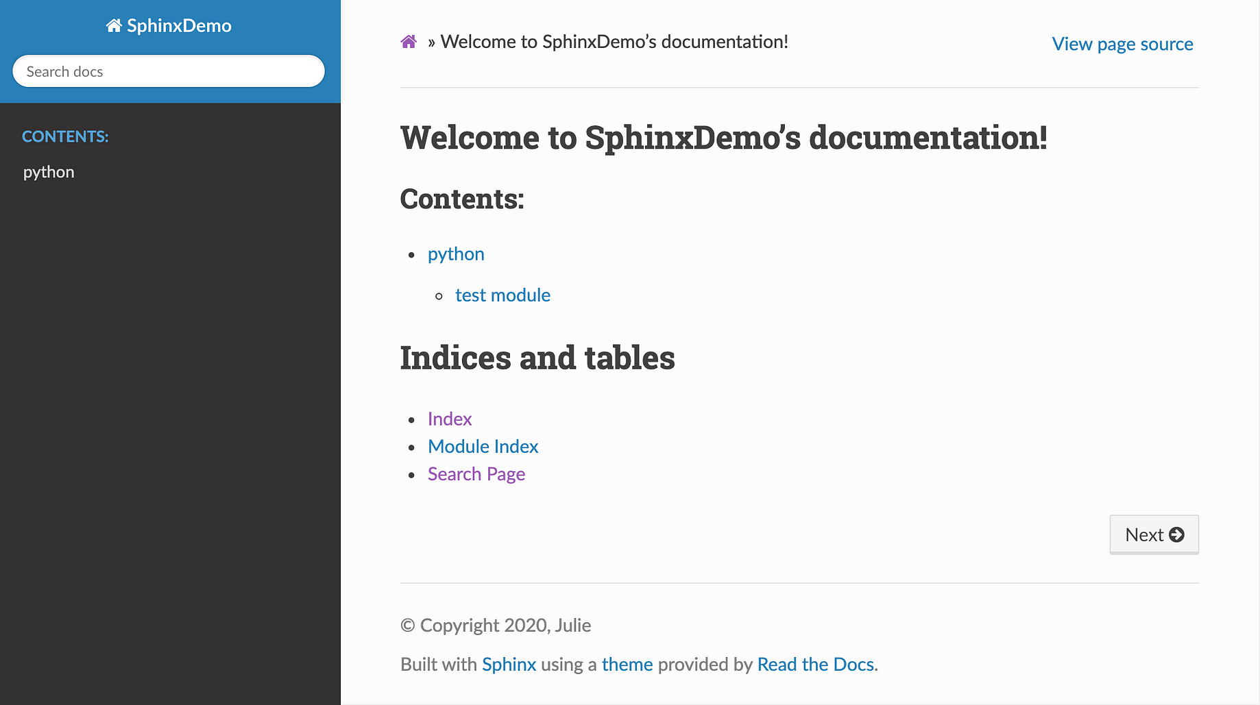 Auto Documenting A Python Project Using Sphinx By Julie Elise Better Programming