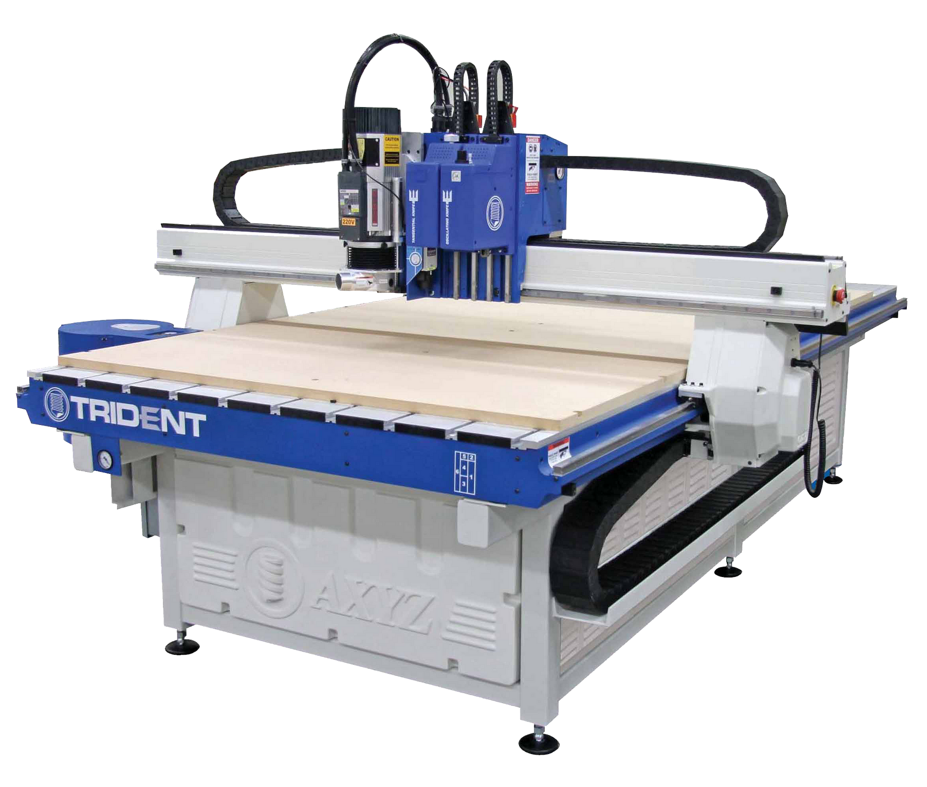 The marvellous Multicam Trident Series 3000 CNC router | by FAB9 | Medium