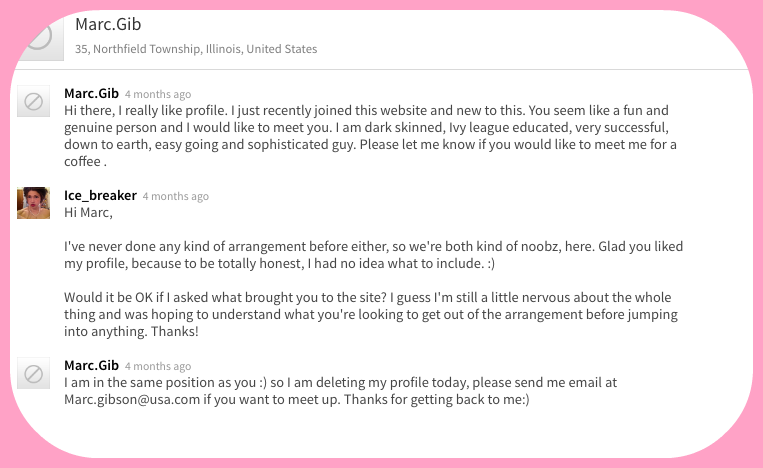What to put on a sugar baby profile