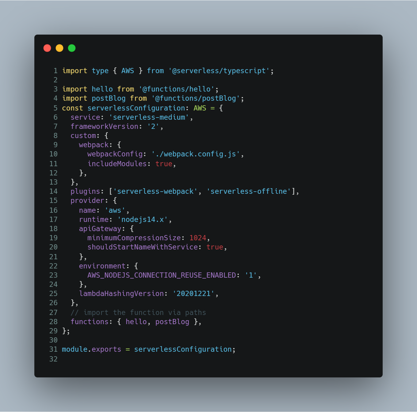 npm install serverless offline