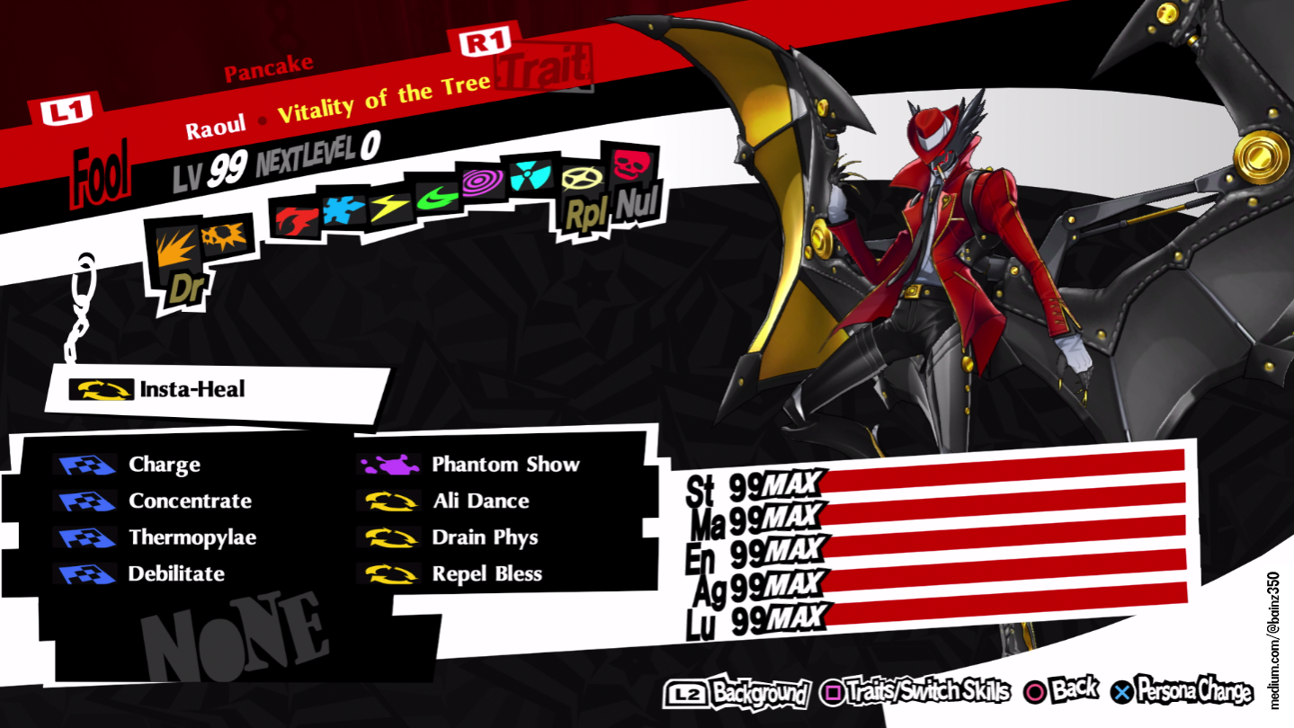Ultimate Persona Team (Persona 5 Royal Builds) by bainz Medium. 