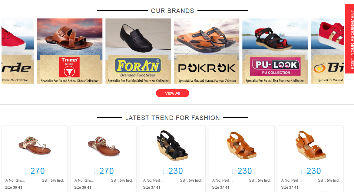 Footwear wholesale online Clearance