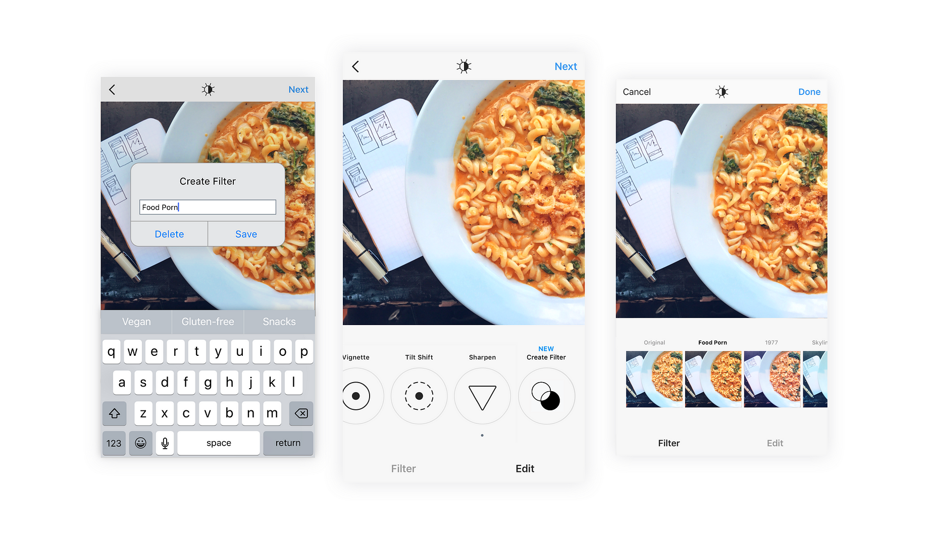 Instagram — Create your own Filter | by Caitlin O'Bunny | Prototypr