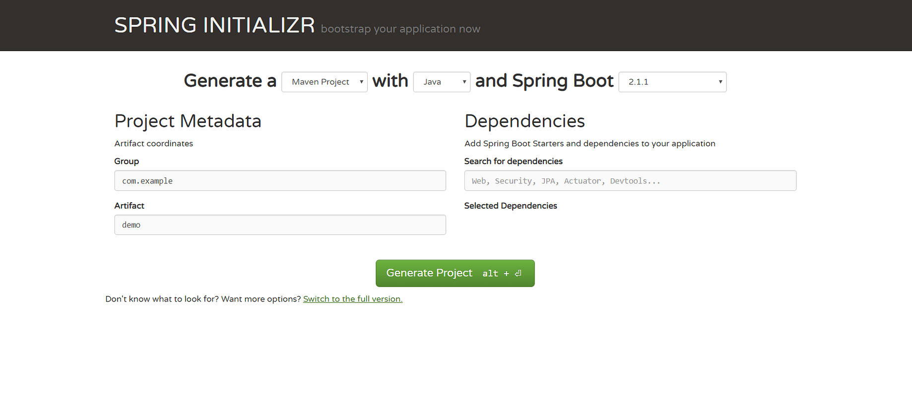 spring io boot