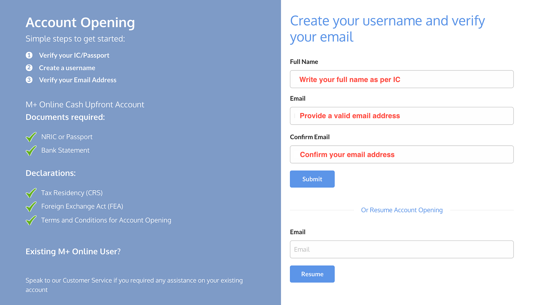 Steps To Open A Mplus Online Cds Account Ringgit Lab Blog