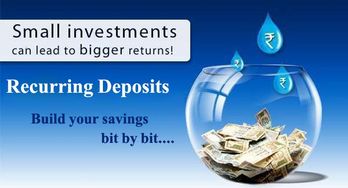 Recurring deposit account