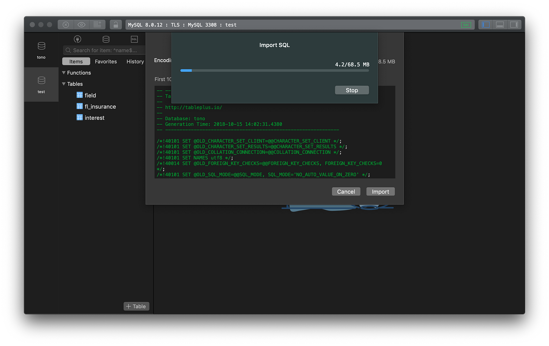 How To Import Export Mysql Databases By Tung Thanh Tableplus Medium