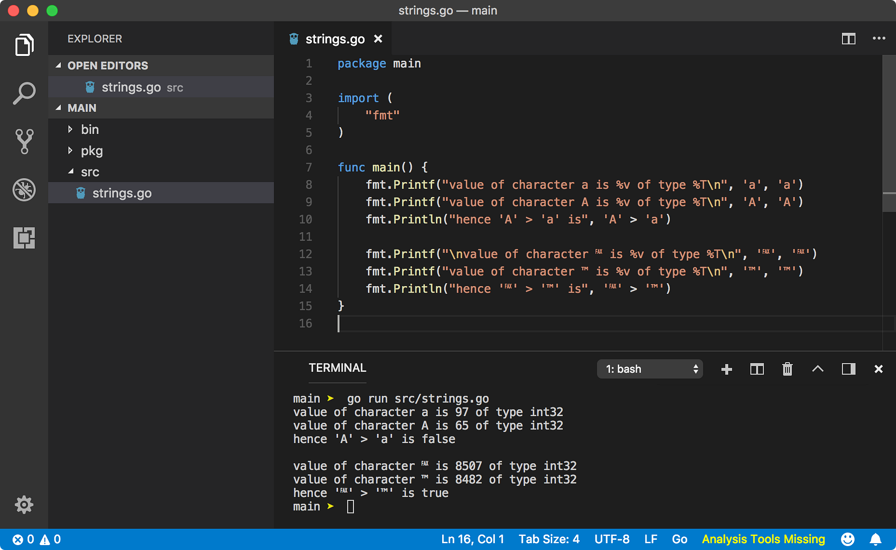 String Data Type In Go Strings In Go Deserve Special Attention By Uday Hiwarale Rungo Medium