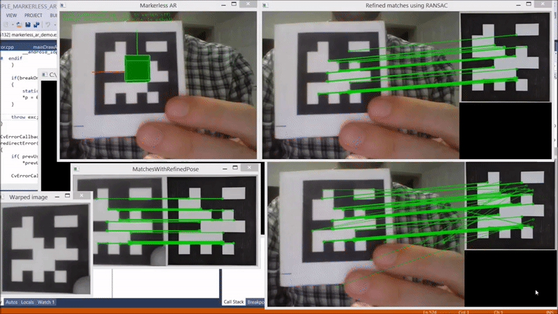 Marker Less Augmented Reality By Opencv And Opengl By Ahmet Ozlu Medium