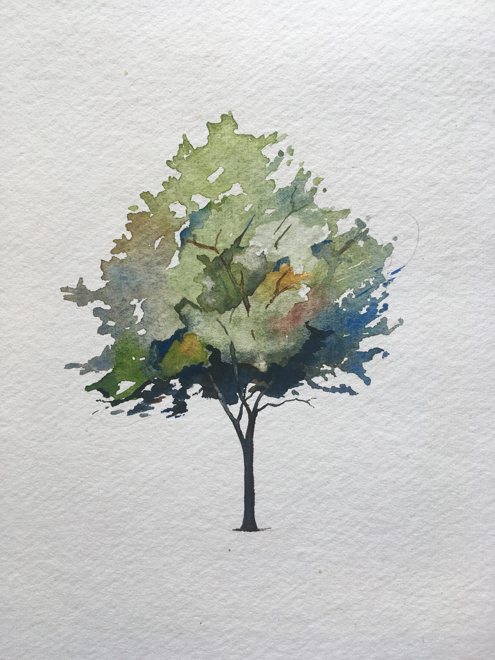 How To Paint A Tree In Watercolors By Christopher P Jones The Startup Medium
