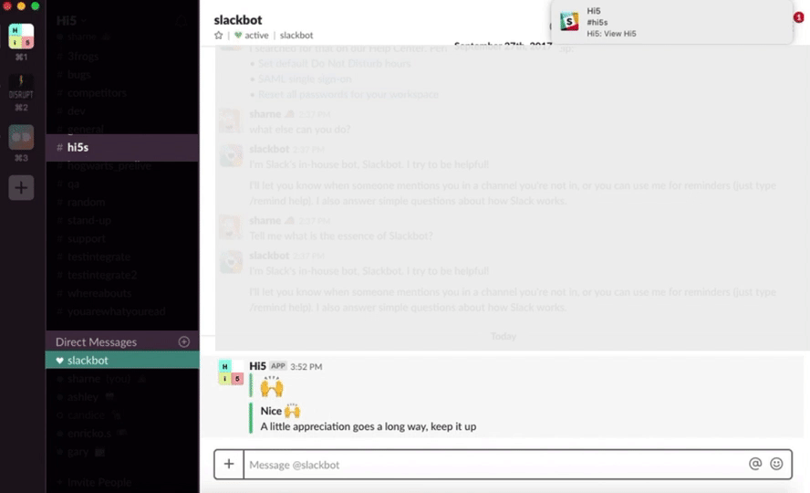 Hi5 Slack App 2 0 We Ve Launched A New And Improved Slack By Hi5 Getting Better Together Medium Hi5 Slack App 2 0 We Ve Launched A New And Improved Slack By Hi5 Getting Better Together Medium